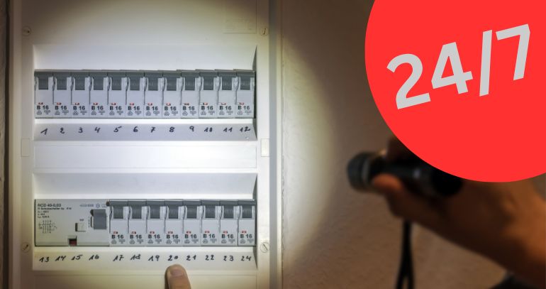 Elektronotdienst bei einer dringenden elektrischen Störung