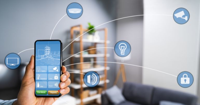Smart-Home-Steuerung für ein Wohngebäude